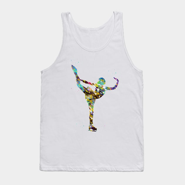 Ice Skater Tank Top by erzebeth